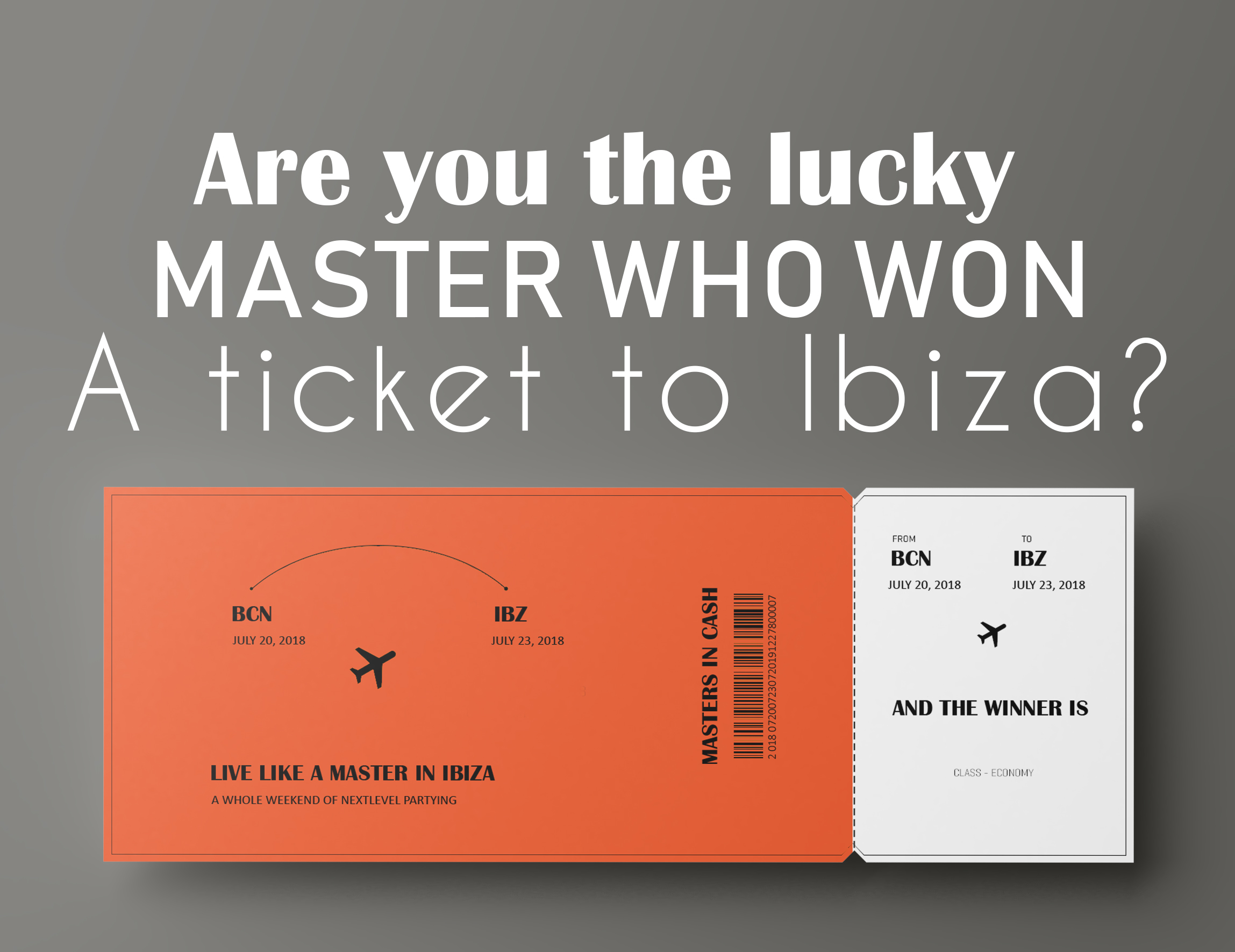 Ticket to Ibiza Masters in Cash